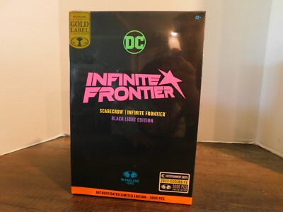 2023 DC INFINITE FRONTIER GOLD LABEL McFarlane BLACK LIGHT SCARECROW 3000 Exclus