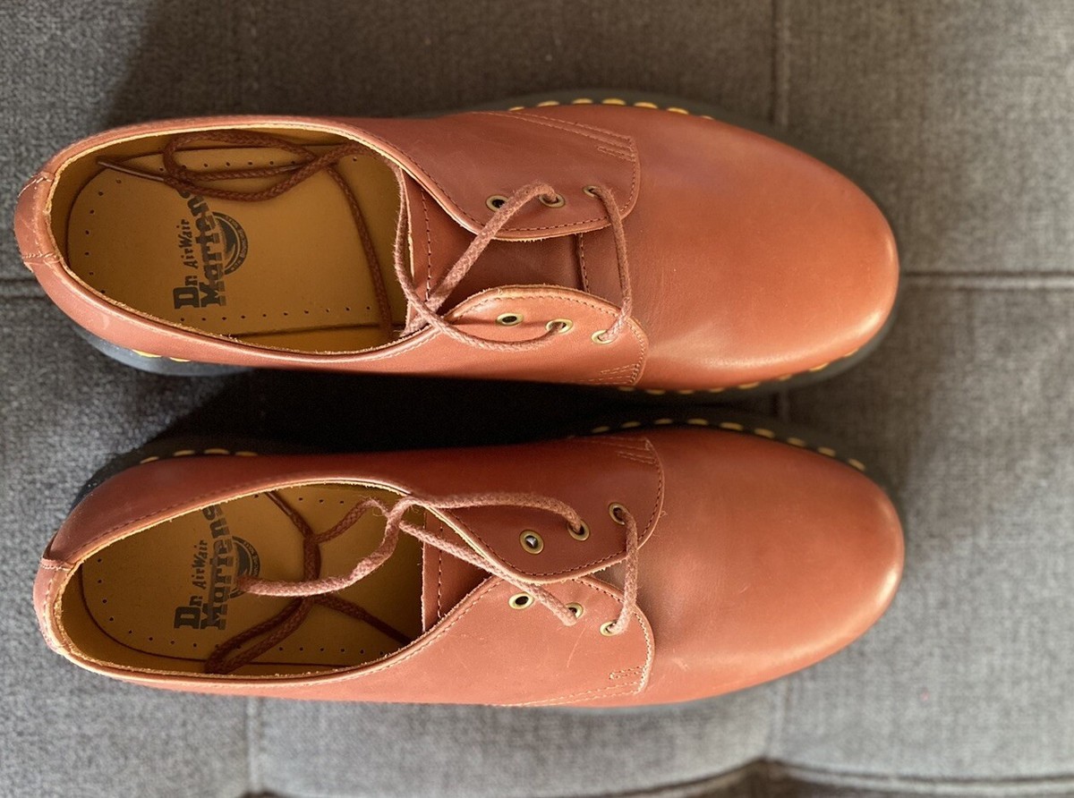 Dr. Martens Oxford Lace Up 30683 Brown Men 10 NEW | eBay