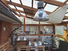  Deckenlampe,  6X , Pendelleuchte Lampe Werkstatt Industrie Design Retro Vintage