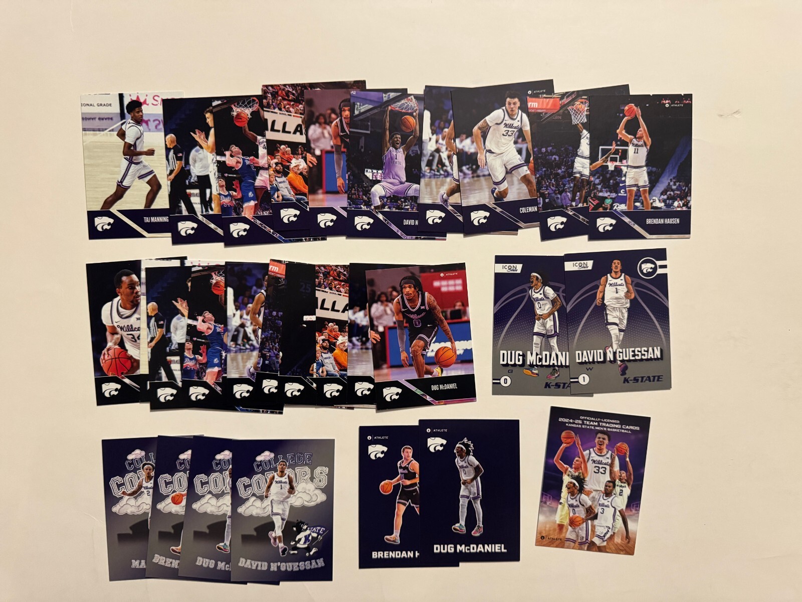 2024-25 Onit KANSAS STATE WILDCATS basketball singles - choose from list