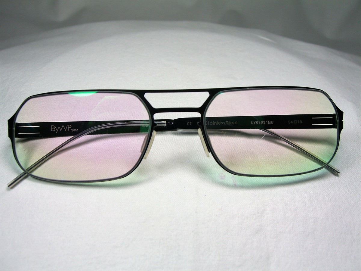ByWP luxury eyeglasses square oval frames men women NOS ultra