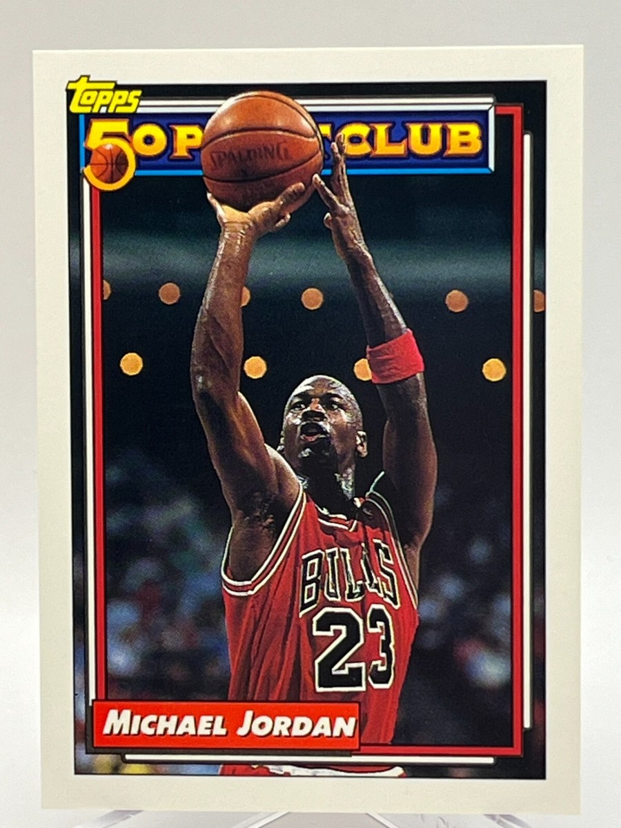 1992 Topps NBA Basketball 50 Point Club Card #205 Michael Jordan
