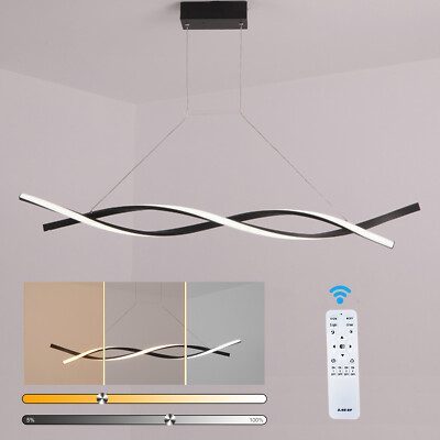24W LED Pendelleuchte Dimmbar Hängelampe Esstisch Küchenlampe Pendellampe Licht