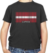 Latvia Flag Kids T-Shirt - Riga - Europe - Latvian - Country - Travel - Gift