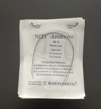 Dental Orthodontic Reverse Curve Arch Wire Niti Super Elastic Round Wires