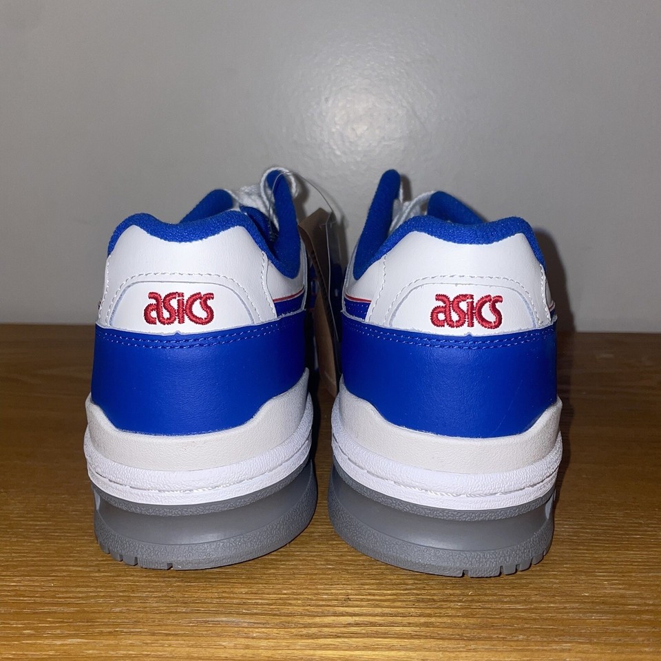 Asics EX89 Men's Sneaker White Blue Knicks Casual Shoes Trainer