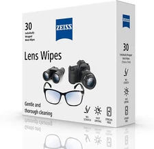 Lens Cleaning Wipes, Pre-Moistened, Individually Wrapped Wipes for Coated Glass 