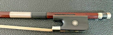Bass Bow 3/4 professional - Best grade - Silver mounted - Renato Cassio Cremona.