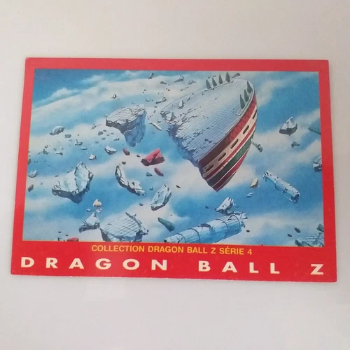 Carte Dragon Ball Z, Panini, VF, série 4. N°34 : Le Palais De Dieu, BE / LP