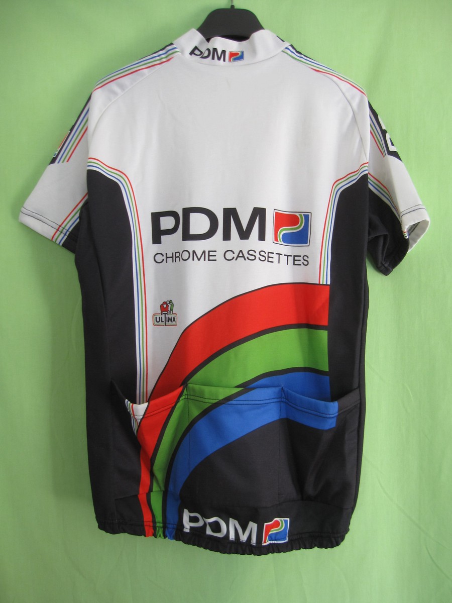 Maillot cycliste PDM Concorde Ultima Team 1990 vintage jersey