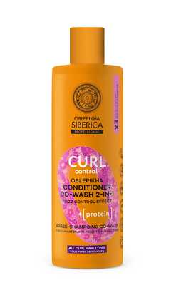 Natura Siberica OBLEPIKHA O. Curl Control Conditioner. Co-wash 2 in 1, 400 ml
