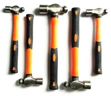 5pc ATE PRO BALL PEIN HAMMER SET FIBERGLASS HANDLES 8oz 12oz 16oz 24oz 32oz PEEN