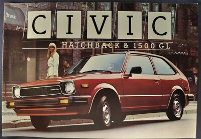 1980 Honda Civic Hatchback 1500gl Brochure Excellent Original 80 Canadian Ebay