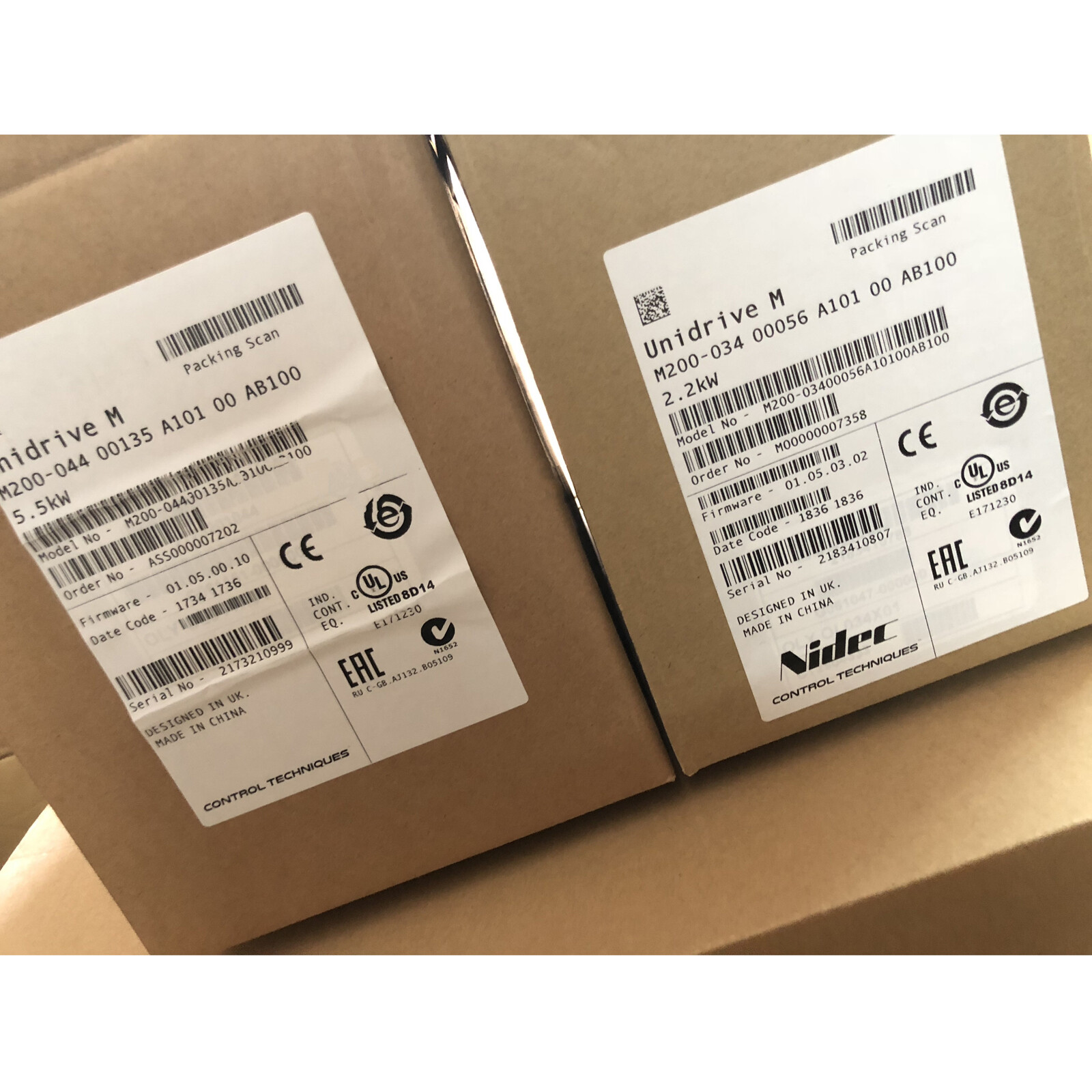 1PC New EMERSON Inverter M200-04400135A M200-04400135A 1 year  