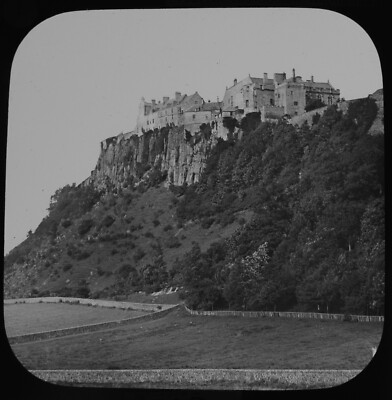 STIRLING CASTLE SCOTTISH HIGHLANDS SCOTLAND C1890 Magic Lantern Slide PHOTOGRAPH