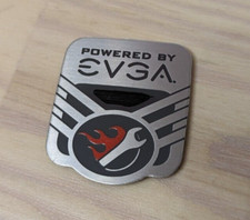 Official Genuine EVGA PC Case Sticker / Label / Decal - Metal Effect - Sealed