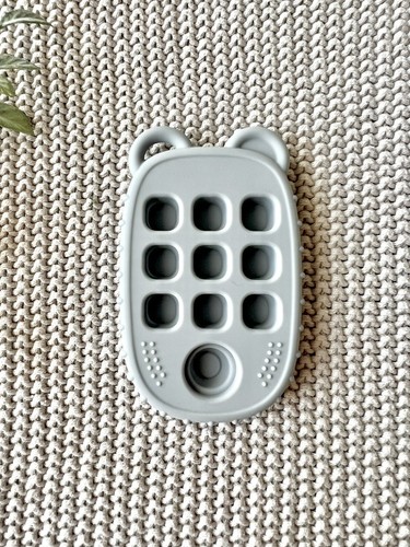 BABY TODDLER SILICONE SMART PHONE POP IT BABY SHOWER GIFT TOY TEETHER BPA FREE - Picture 3 of 5