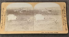 Stereoview Birds Hunting Shooting Prairie Chickens Keystone View Co 11625