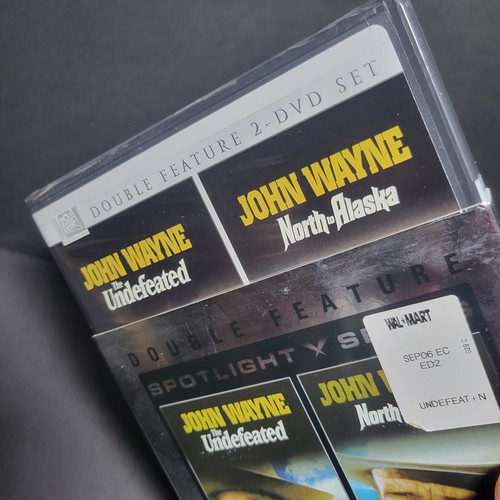 John Wayne (DVD, Double Feature) The Undefeated / North to Alaska - NEW & SEALED - Picture 3 of 4