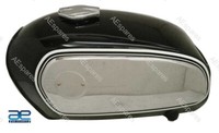 FüR BMW R75/5 Toaster Schwarz Kraftstofftank 1969-73 Aluminium Mit Seite-Teller