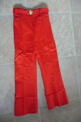 MÄDCHEN ROT ELASTISCHER RÜCKEN ~ 100 % BAUMWOLLE KRONE HOSE ALLE ALTERSGRUPPEN BRANDNEU
