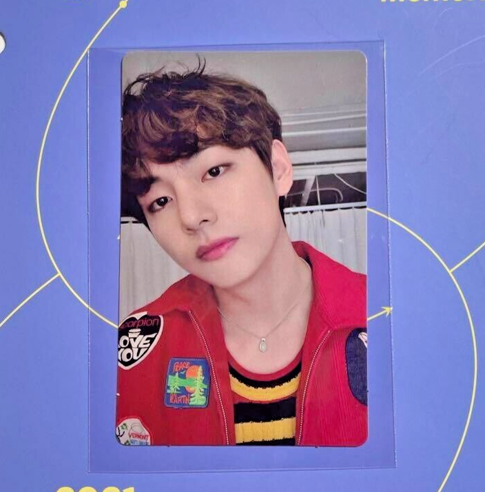 BTS V Taehyung MEMORIES OF 2021 Bluray Official Photocard With