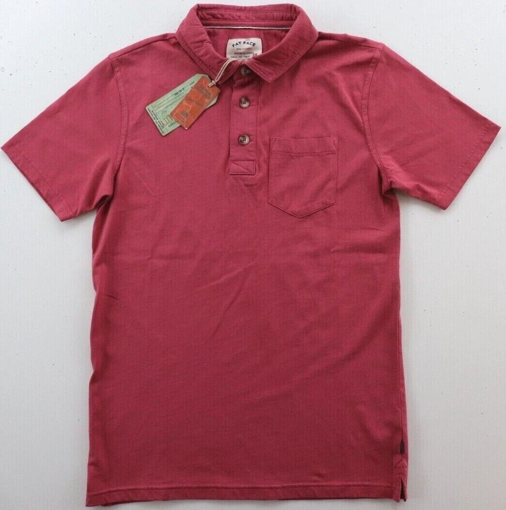 FAT FACE PERRANPORTH SHORT SLEEVE COTTON POLO SHIRT BLUSHED RED 972939 MEN S
Opens in a new window o