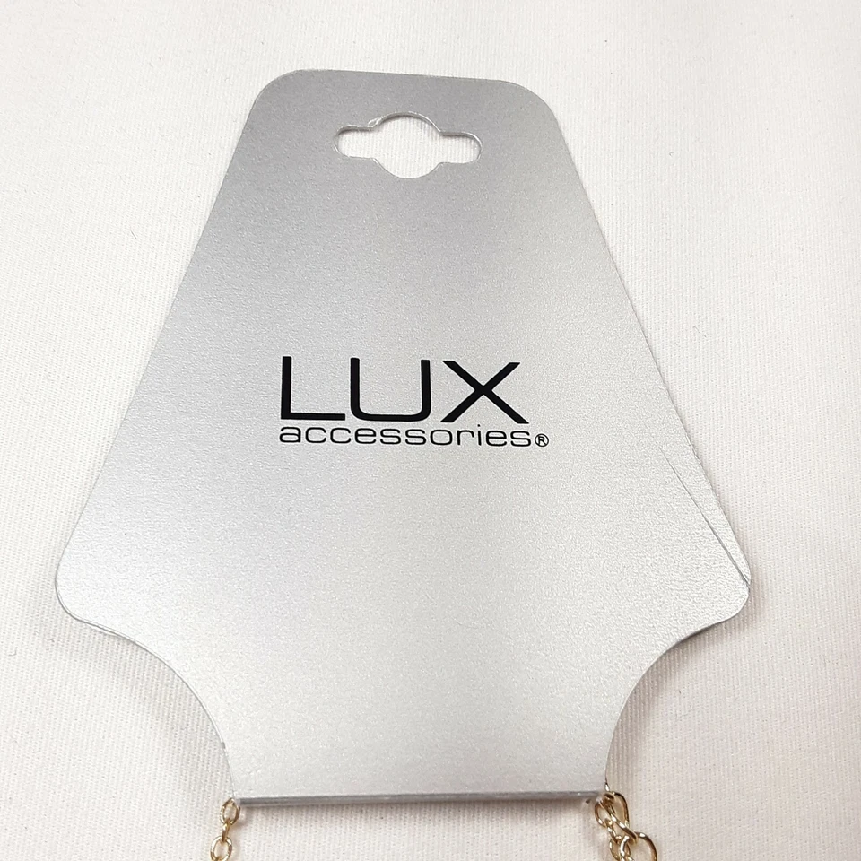 NWT LUX Accessories YASSSSS Necklace Gold Women's Girls Jewelry 8" Fashion - Image 3 of 4