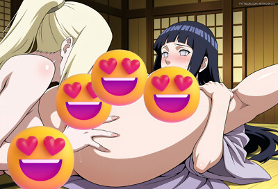 hinata x ino naruto Waifu Art Print - high quality PHOTO PRINT - 4x6