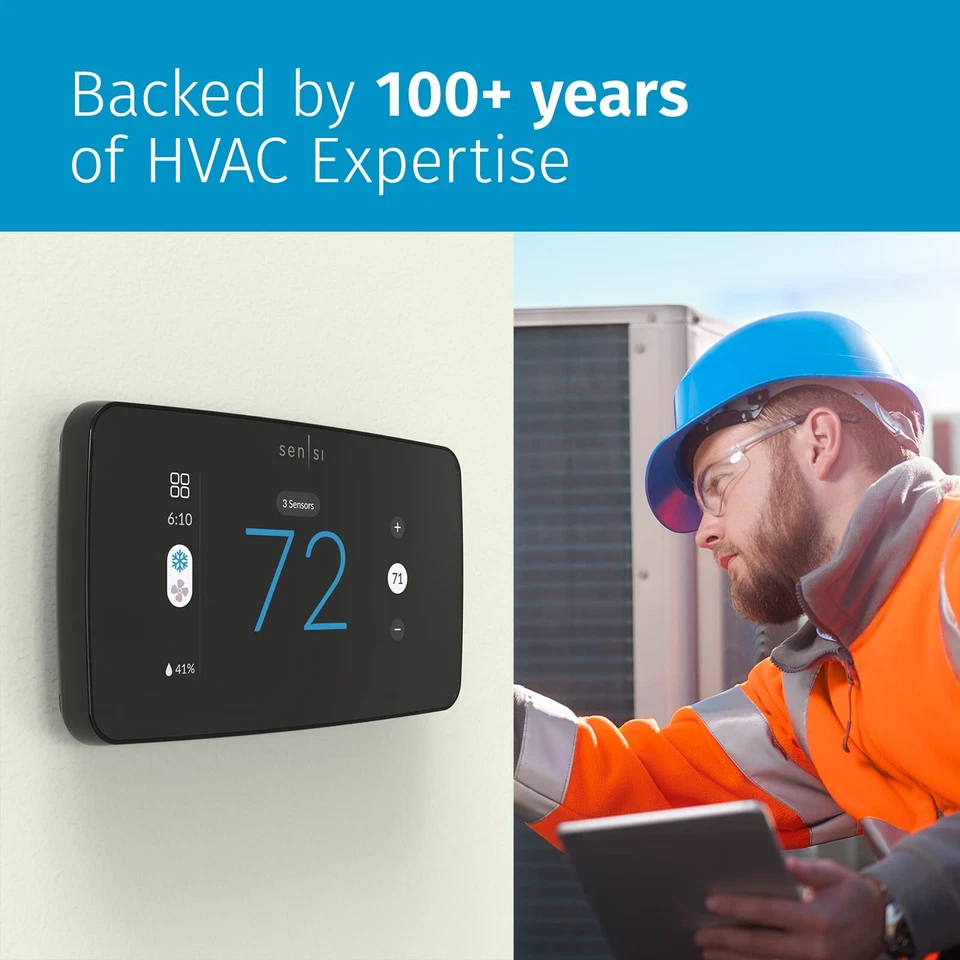 Sensi Touch 2 Smart Thermostat with Touchscreen Color Display, 100 Years of Expe - Image 2 of 4