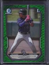 2026 Bowman Chrome Roldy Brito BCP-21 1st Green Reptilian Refractor /99