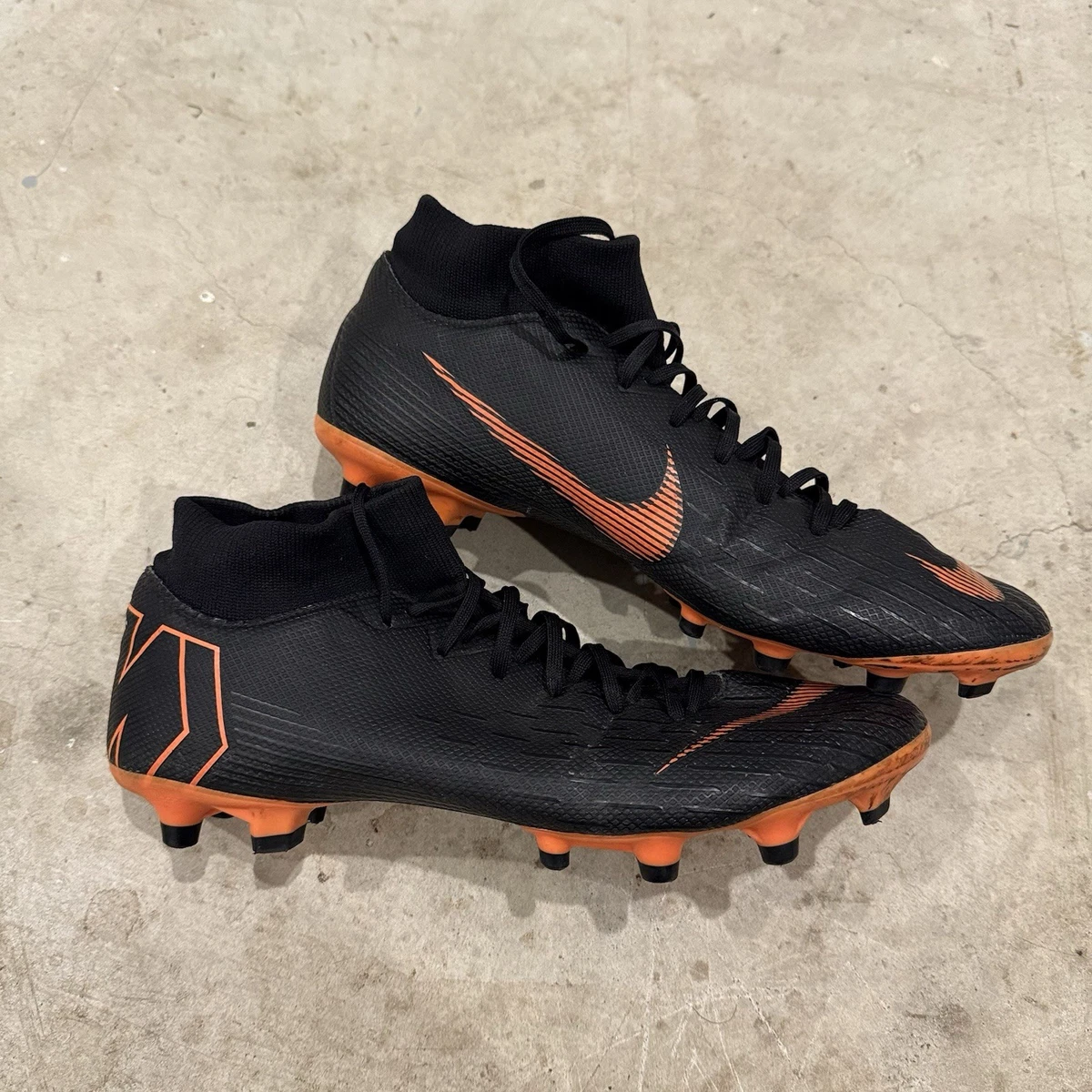 Nike Mercurial Vapor 12 FG Black Total Orange for Sale