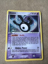Unown (W) W/28 EX Unseen Forces Holo PARTIAL SWIRL on eBay