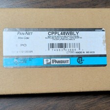 Panduit Mini-Com CPPL48WBLY 48-Port Modular Patch Panel 2U 19" Snap-In Black