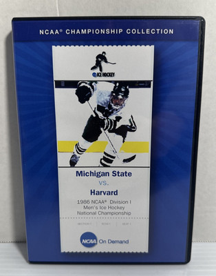 Michigan State Vs Harvard 1986 NCAA Division I Mens Ice Hockey Natl Championship