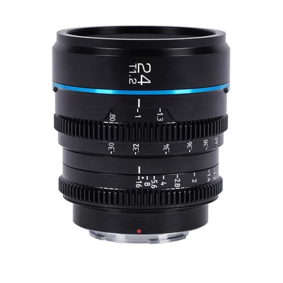 SIRUI Nightwalker Series 24mm T1.2 S35 Manual Focus Cine Lens - Mount Options