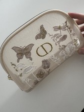 Dior Kosmetiktasche Geschenk / Beauty Pouch Beige Creme