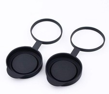 Rubber objective lens caps for binoculars protective covers