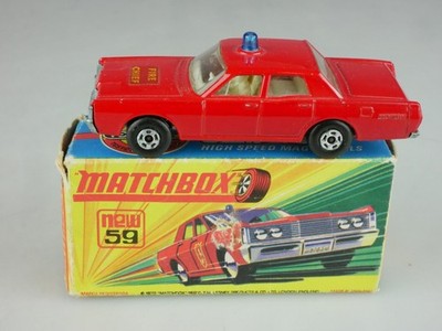 59-B Mercury Fire Chief - 53593 Matchbox Superfast