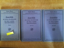 Antiquität Französisch für höhere weibliche Unterrichtsanstalten Teil I bis III