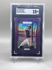 2024 Panini Prizm Leo De Vries Purple Prizm /99 SGC-10 GEM MT MLB #4 Prospect!