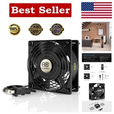 -Certified AXIAL 1238 Muffin Fan 120mm x 38mm for DIY Ventilation Projects