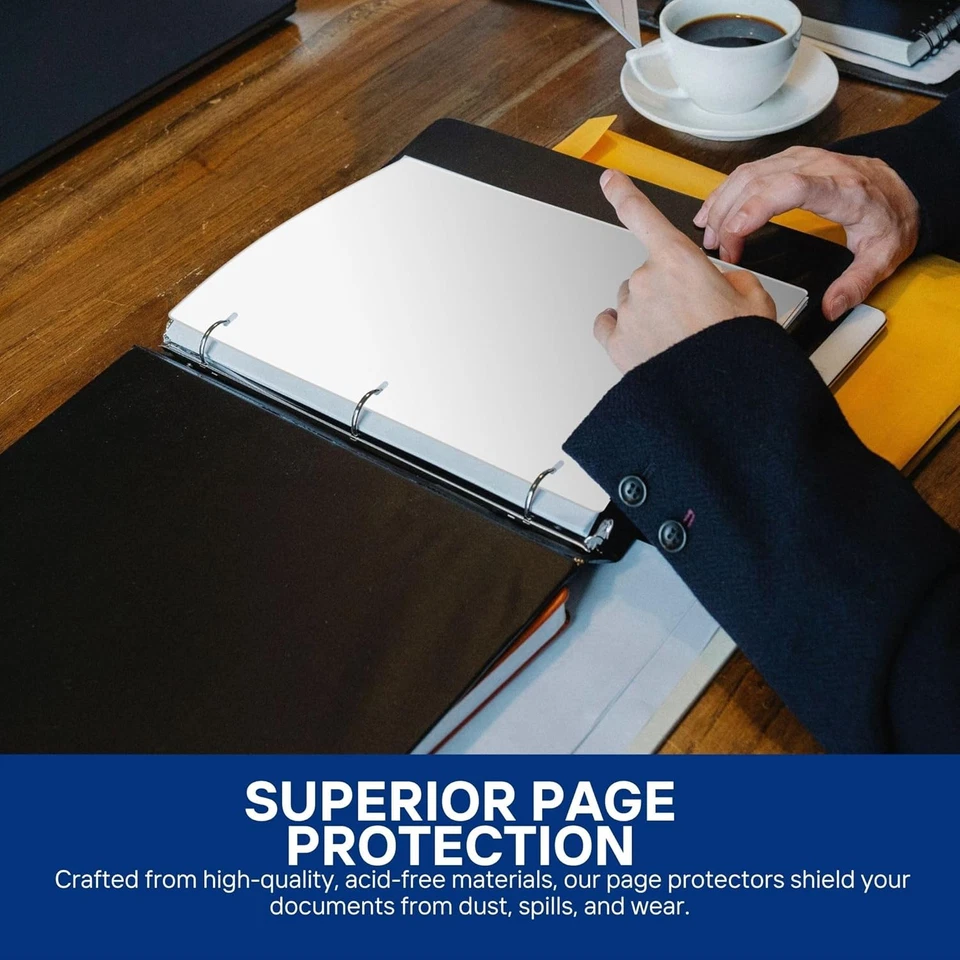 Full Page Flat Sheet Lifters, Letter Size 11X8.5 Inch, 10 Pack - Image 4 of 4