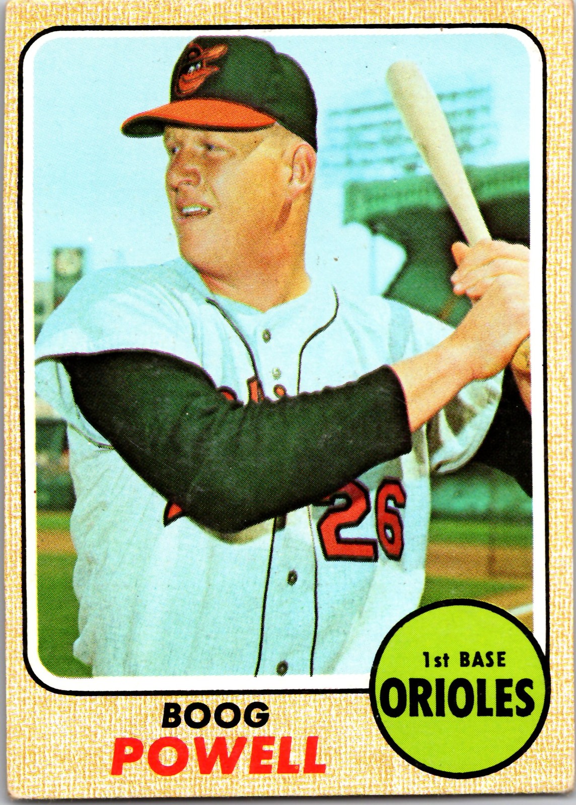1968 Topps #381 Boog Powell