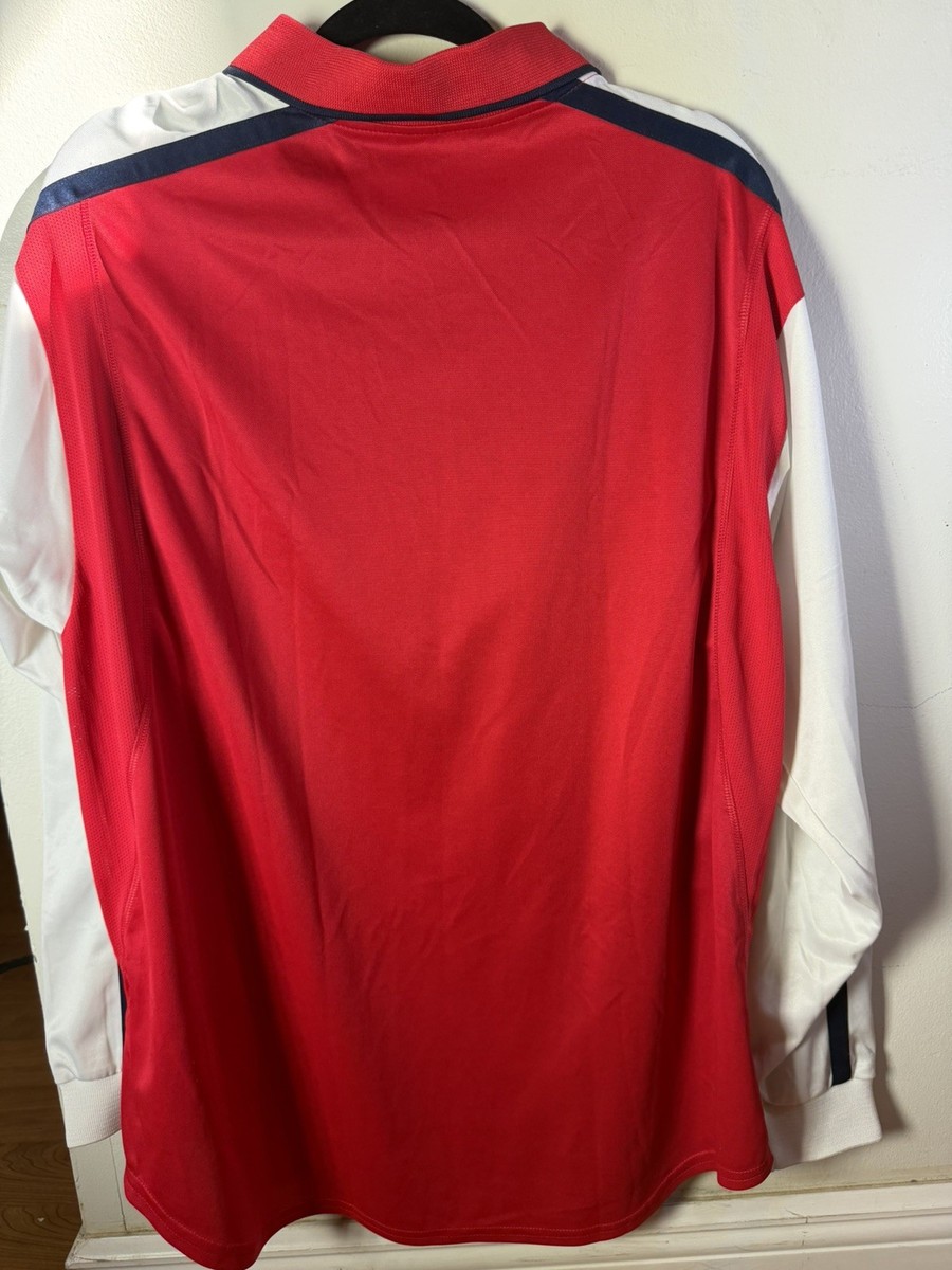 RARE VINTAGE Nike Arsenal 2000-2002 Long Sleeve Dreamcast Jersey