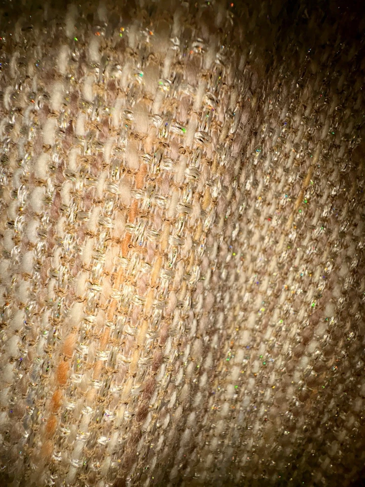 Tuleh Metallic Tweed Long Coat Wool Blend, Runway Vintage Rarity. Retail 1500+ - Image 4 of 4