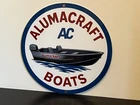 Hi Gloss Alumacraft Aluma Craft Motor Boats Vintage  Style Metal Sign