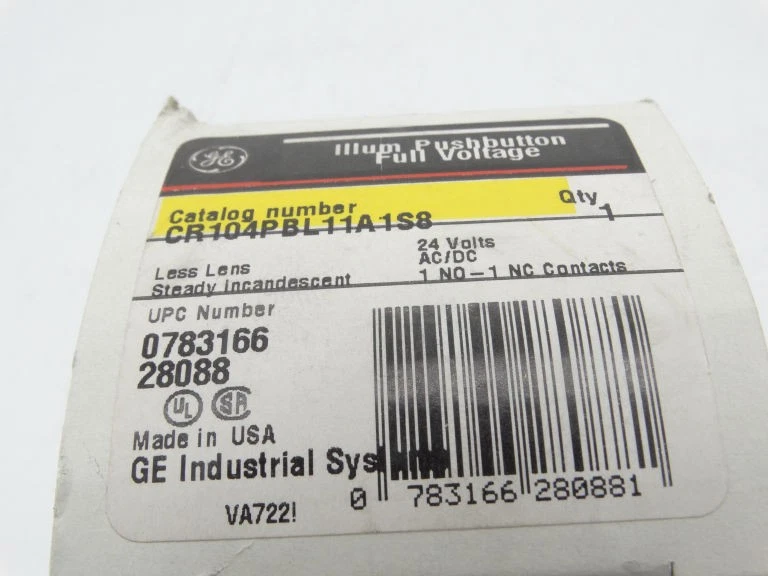 GENERAL ELECTRIC CR104PBL11A1S8 PUSHBUTTON - Image 3 of 3