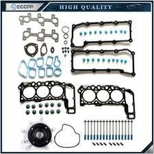 Water Pump Head Gasket Bolts Set For 04-05 Dodge Dakota Jeep Grand Cherokee 3.7L