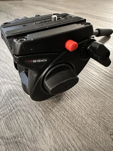 Manfrotto 561B Tripod Head For HDV Fluid Video - Picture 1 of 13
